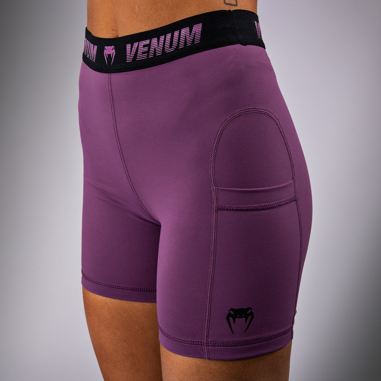 Venum Elevate Lange Vale Tudo Shorts für Frauen - Dusky Orchid