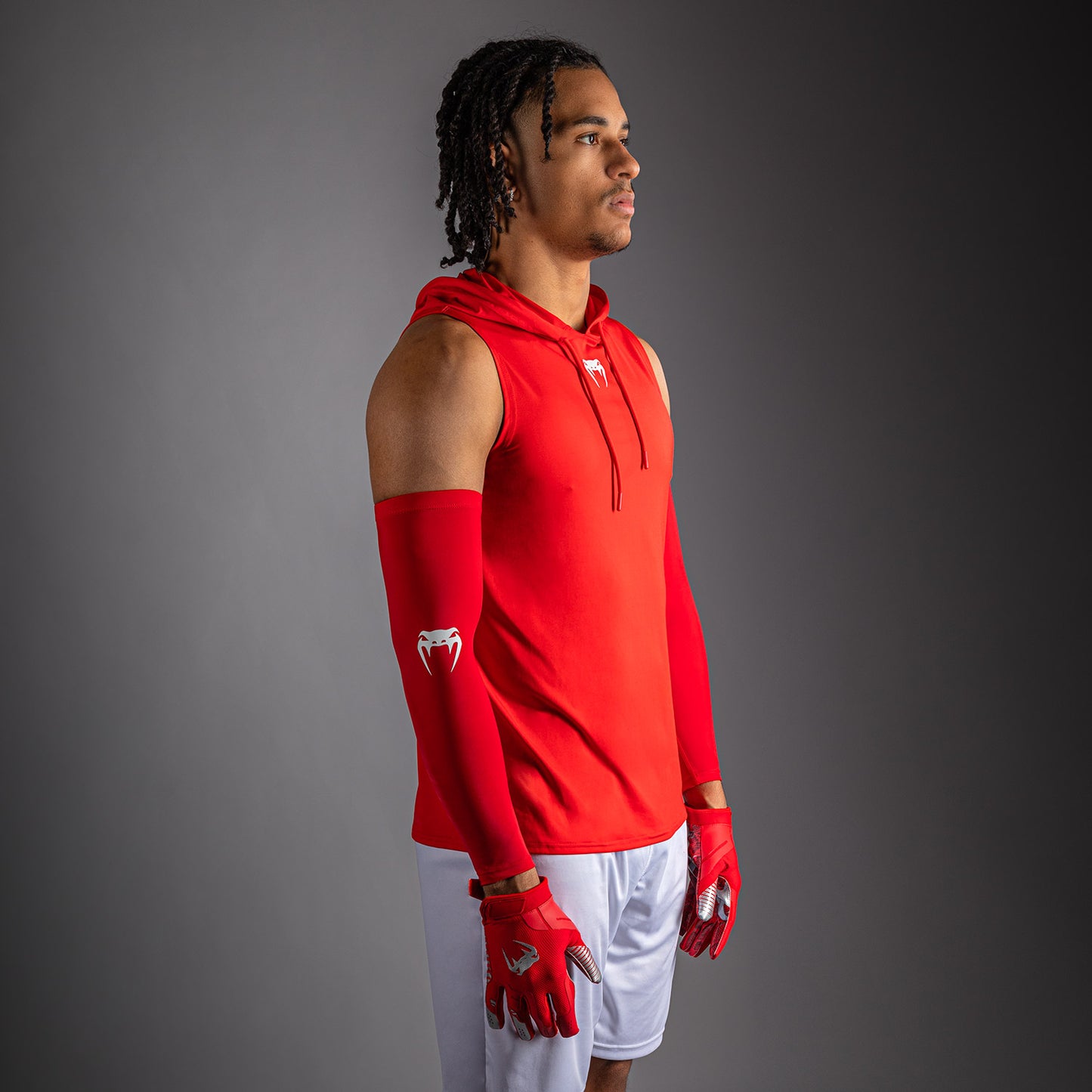 Venum Elite Ärmelloser Dry-Tech Kapuzenpullover - Rot
