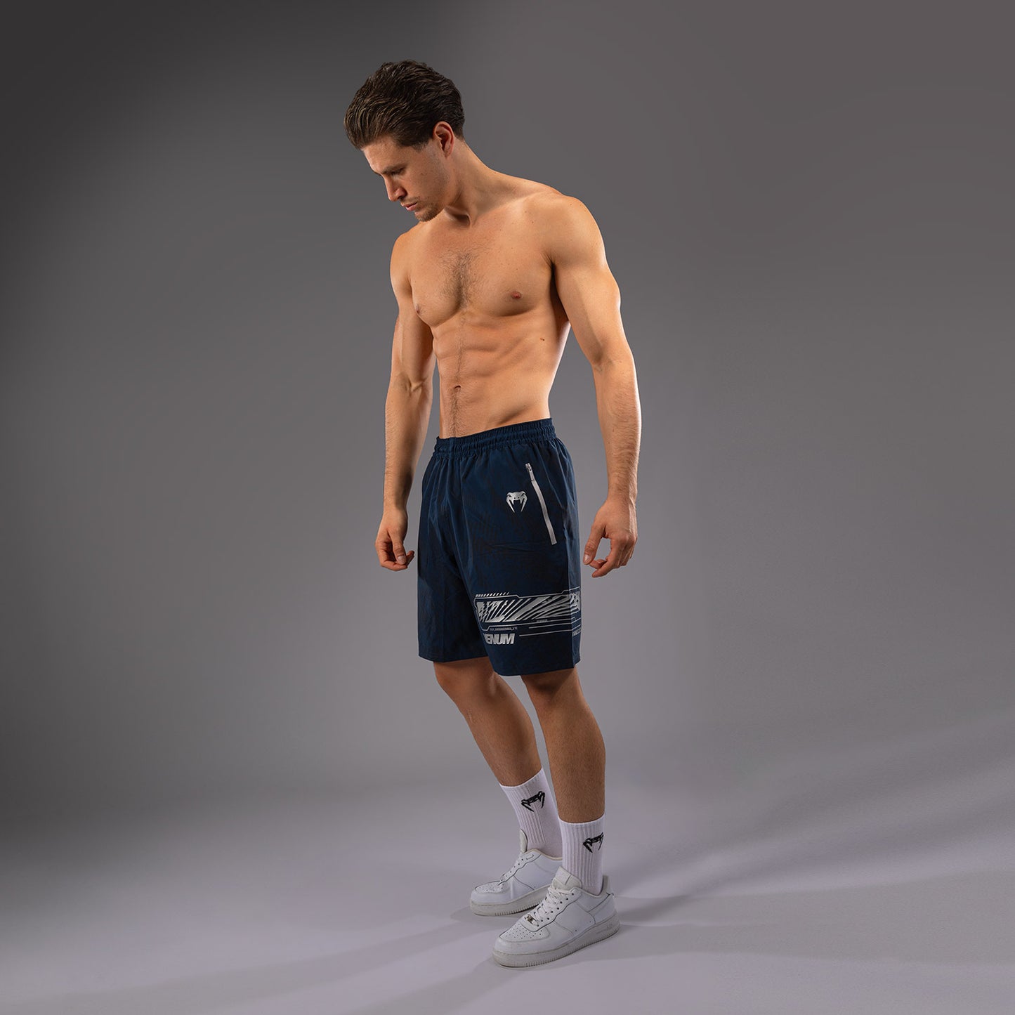 UFC Fusion by Venum Fight Week Herren Performance Short - Ozeanisches Blau