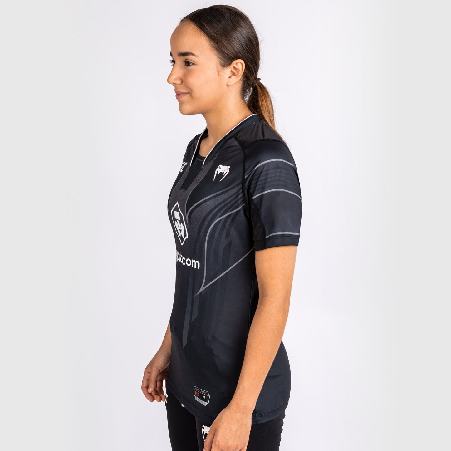 UFC Venum personalisierte authentische Fight Night 2.0 Frauen Walkout Jersey - schwarz