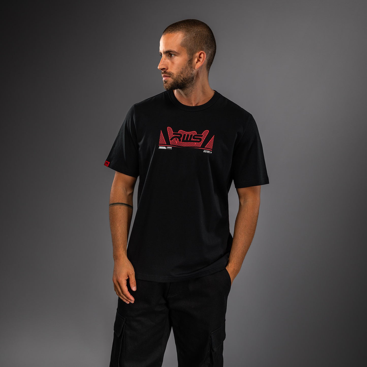 Venum x RWS 2.0 T-Shirt – Schwarz/Rot