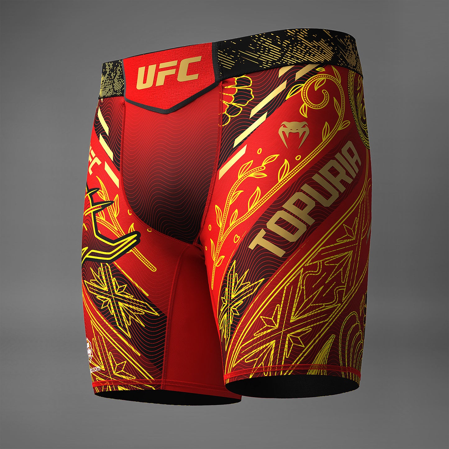 UFC Unrivaled by Venum Ilia Topuria Herren Vale Tudo Shorts - Rot