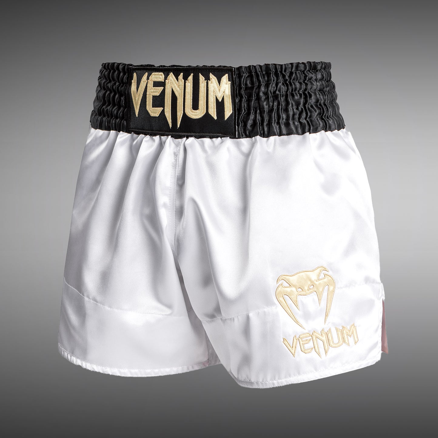 Venum Classic  kurze Muay Thai - Noir/Blanc/Or