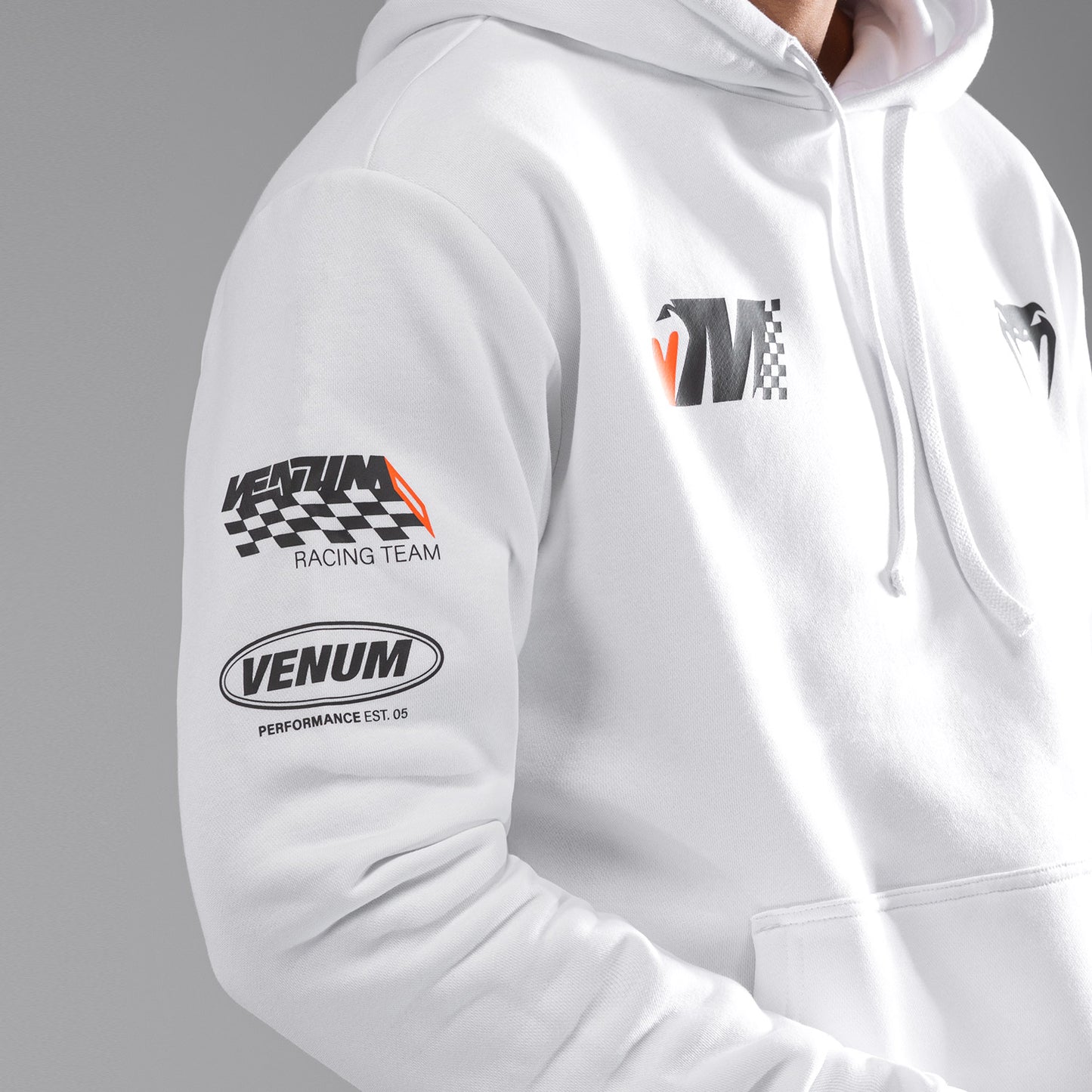 Venum Motorsport Hoodie - Schneeweiß