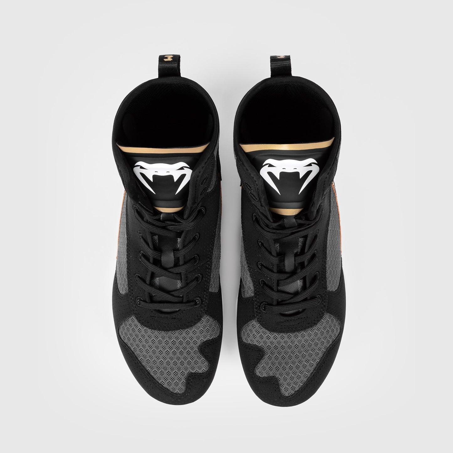 Venum Elite Boxing Schuhe - Schwarz/Weiß/Gold