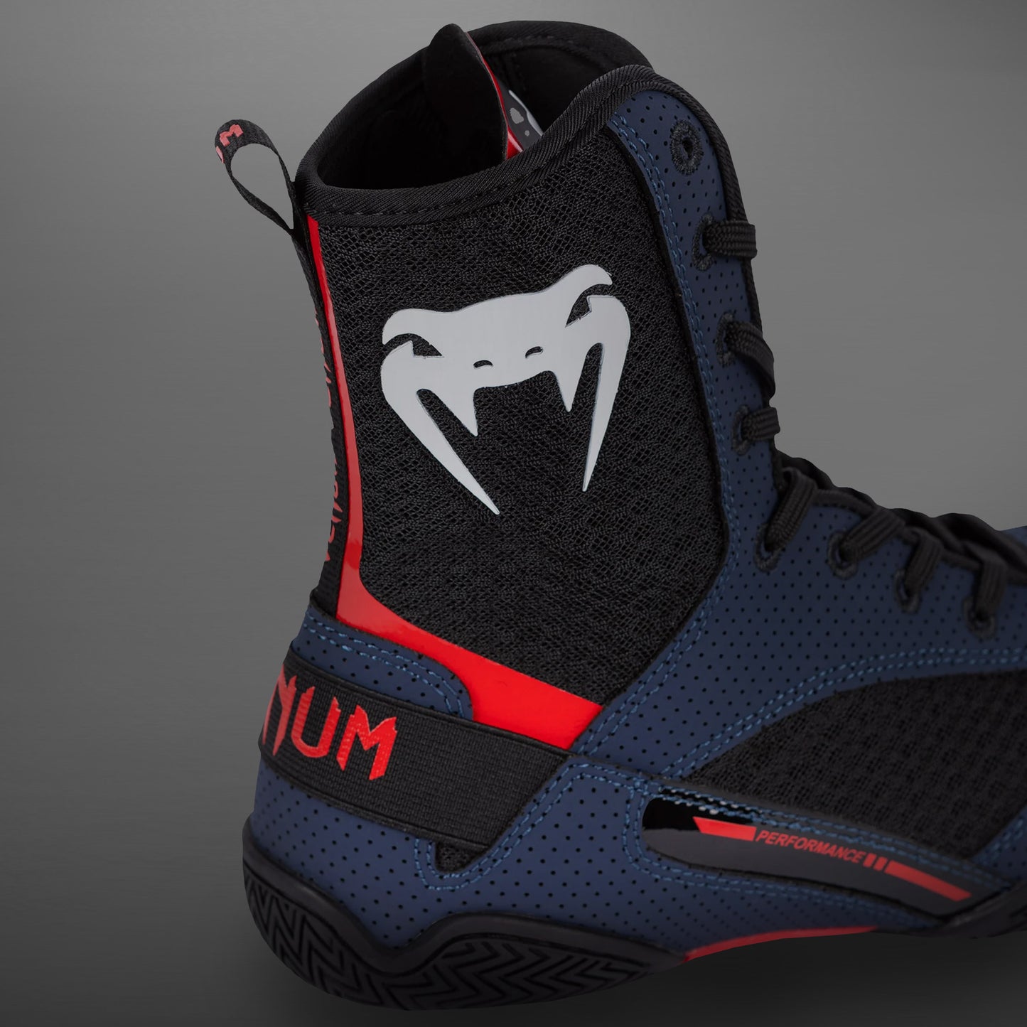 Venum Elite Boxing Schuhe - Navy/Schwarz/Rot