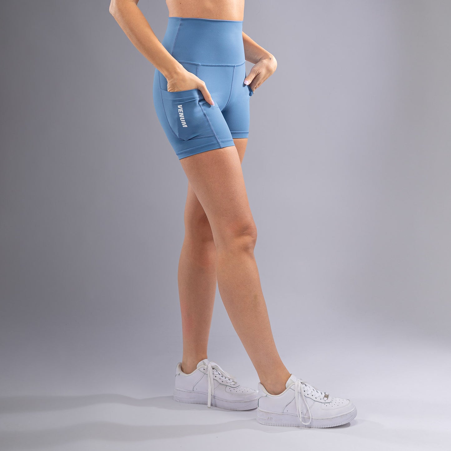 Venum Essential Damen Fahrradhose - Sturmblau