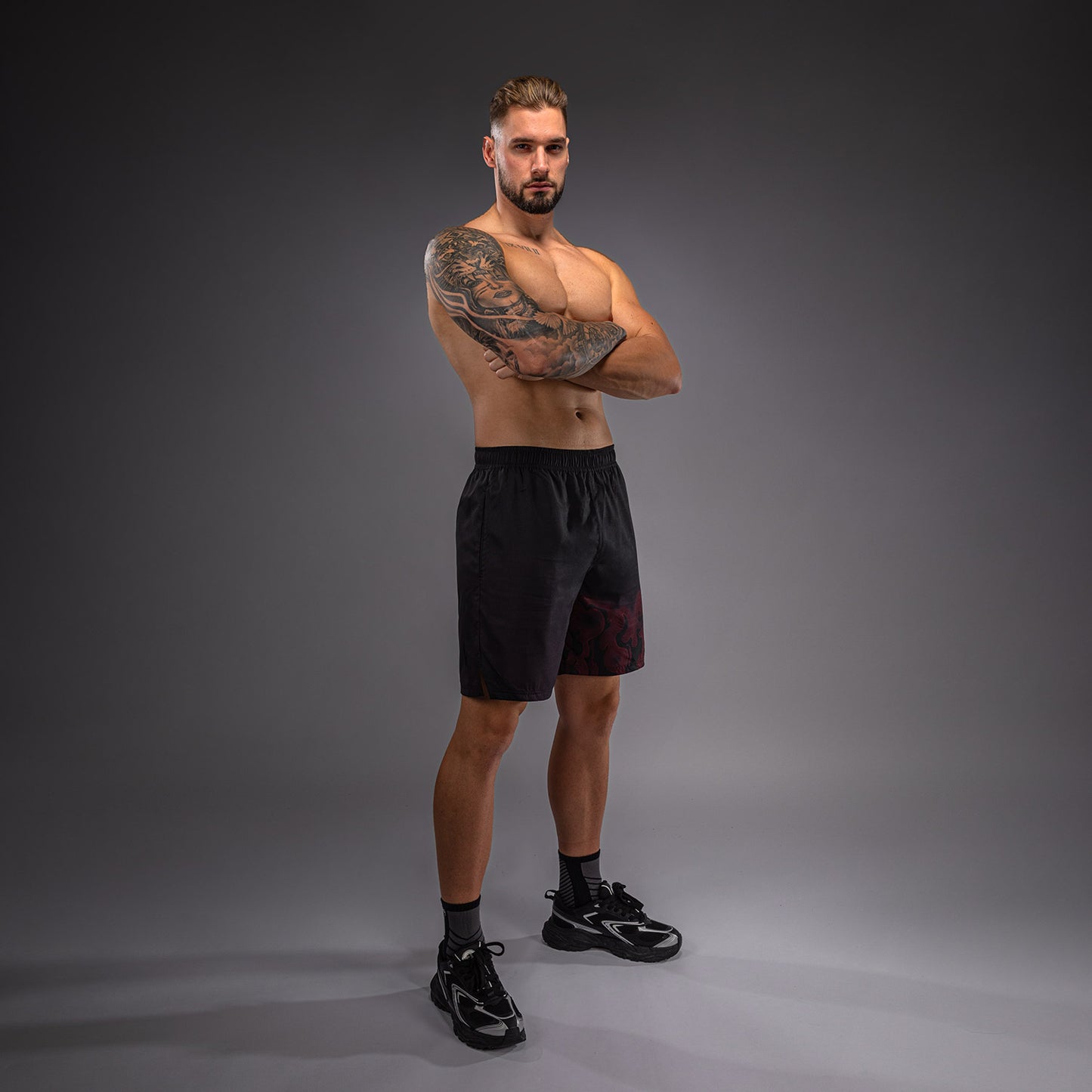 Venum Spectre Trainingsshorts – Schwarz/Rot