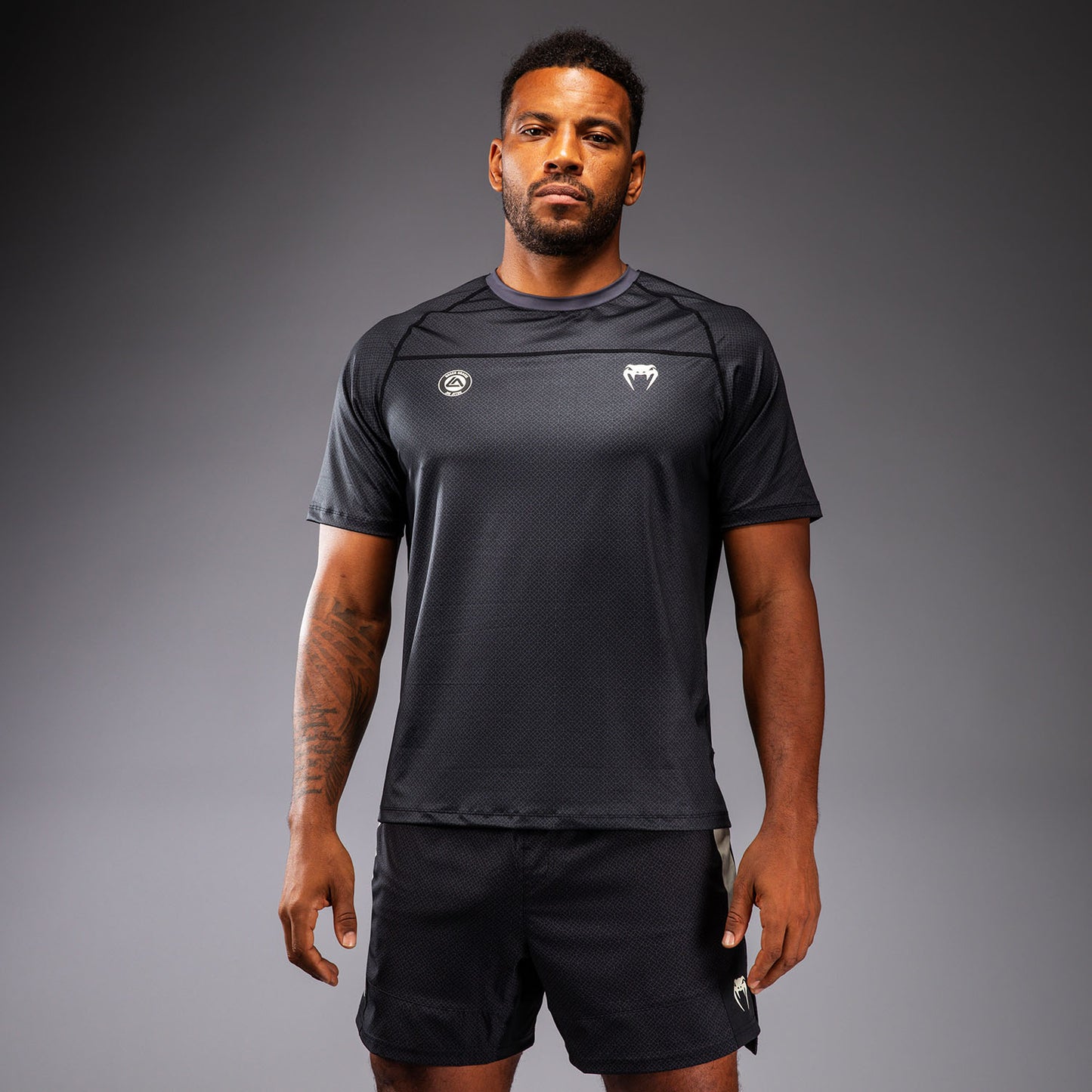 Venum x Roger Gracie Academy Dry‑Tech‑T‑Shirt - Schwarz