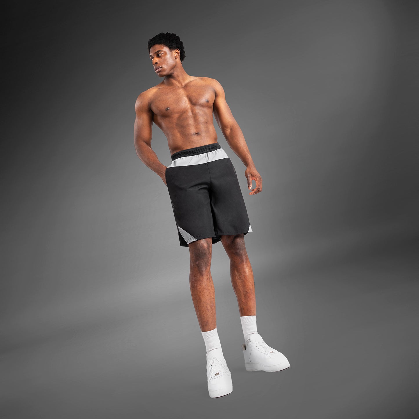 Venum Tempest Herren Trainingsshorts - Schwarz/Grau