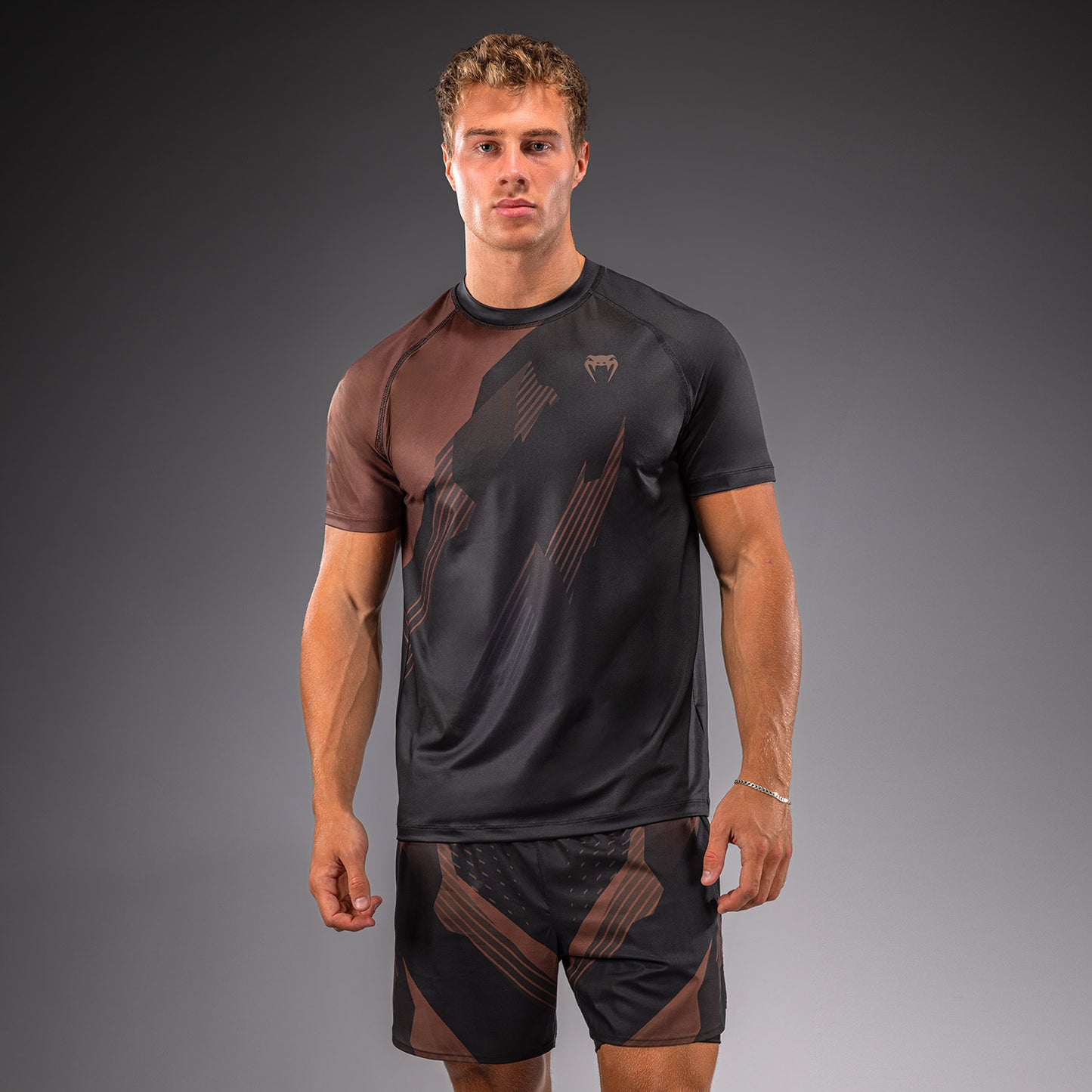 Venum No-Gi 6.0 Dry-Tech T-Shirt Schwarz/Braun