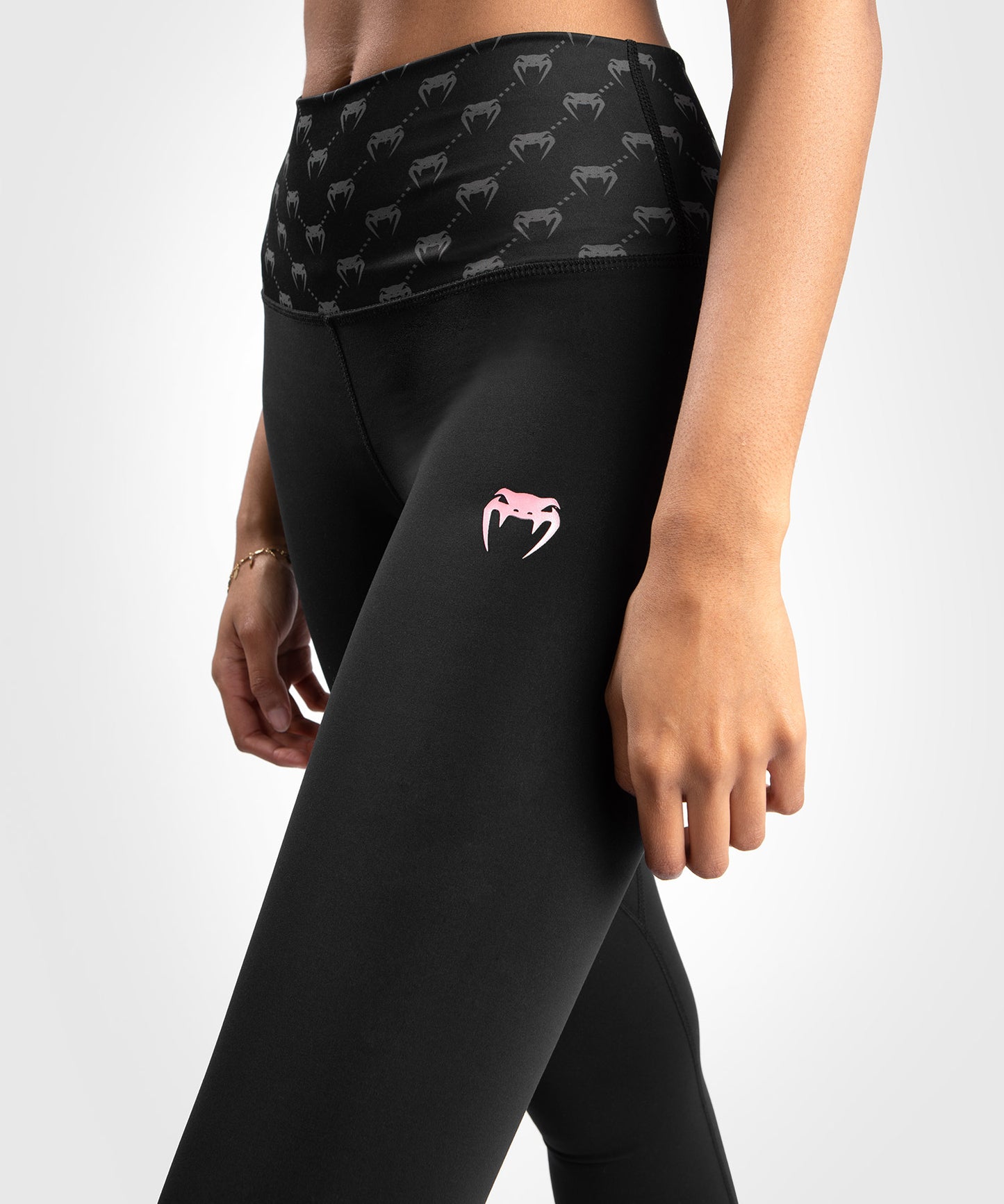 Venum Monogram Leggings – Schwarz//Roségold
