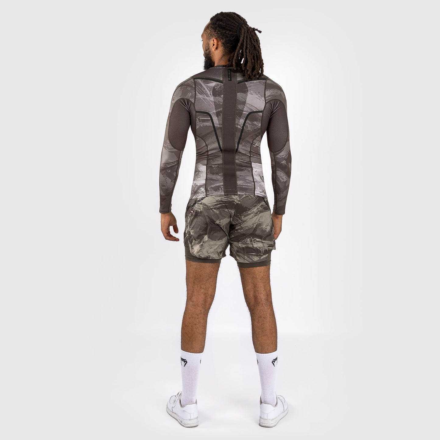 Venum Electron 3.0 Langärmeliger Rashguard - Sand