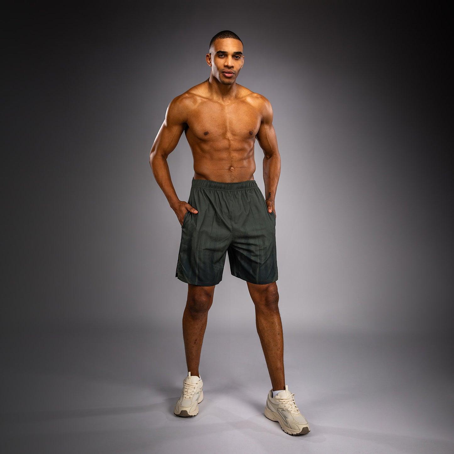 Venum Stealth Trainingshorts – Khaki/Dunkelgrün