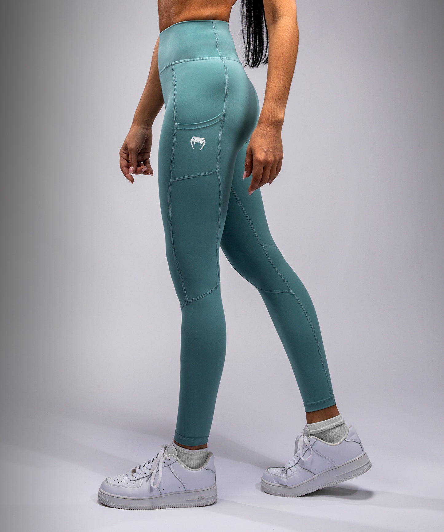 Venum Essential Damen Performance Leggings - Aqua Grün