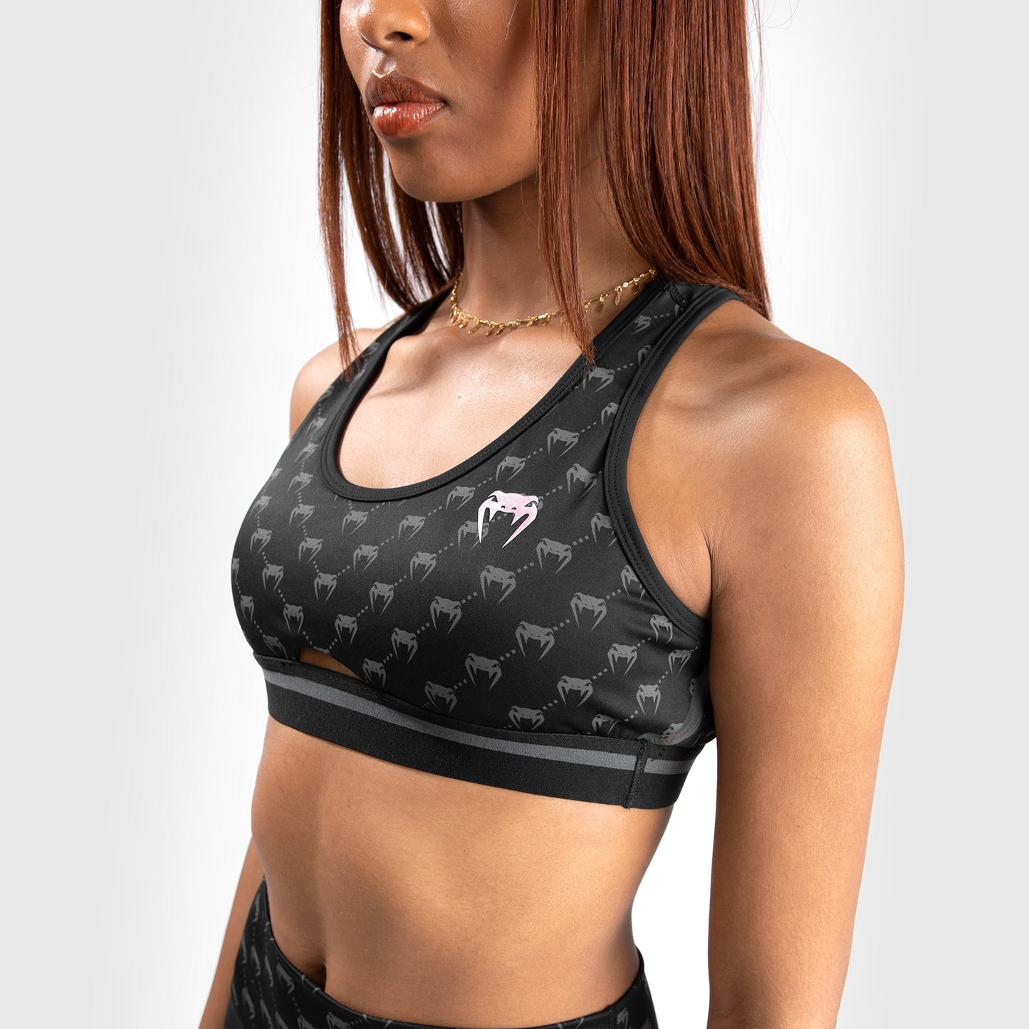 Venum Monogram Sport-BH – Schwarz/Roségold