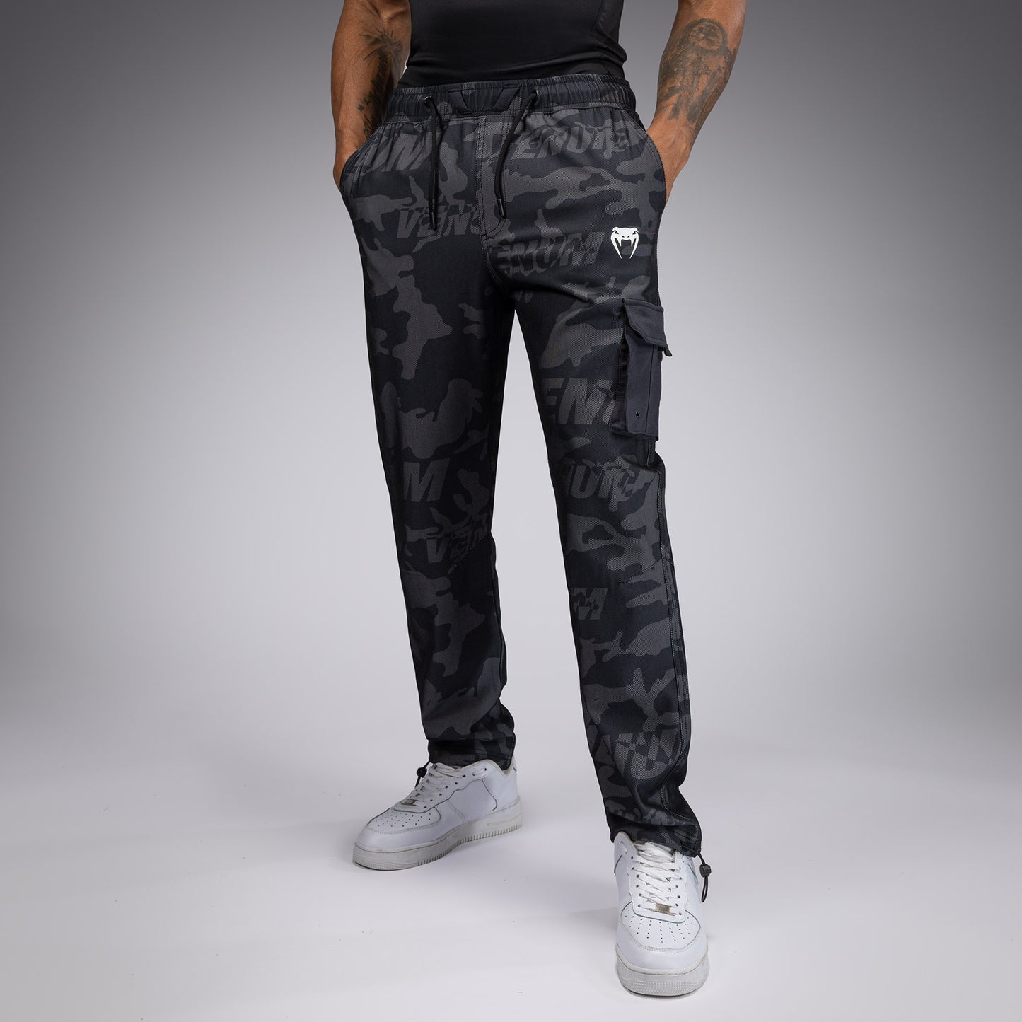 Venum Trooper Herren Trainingshose - Schwarz/Grau