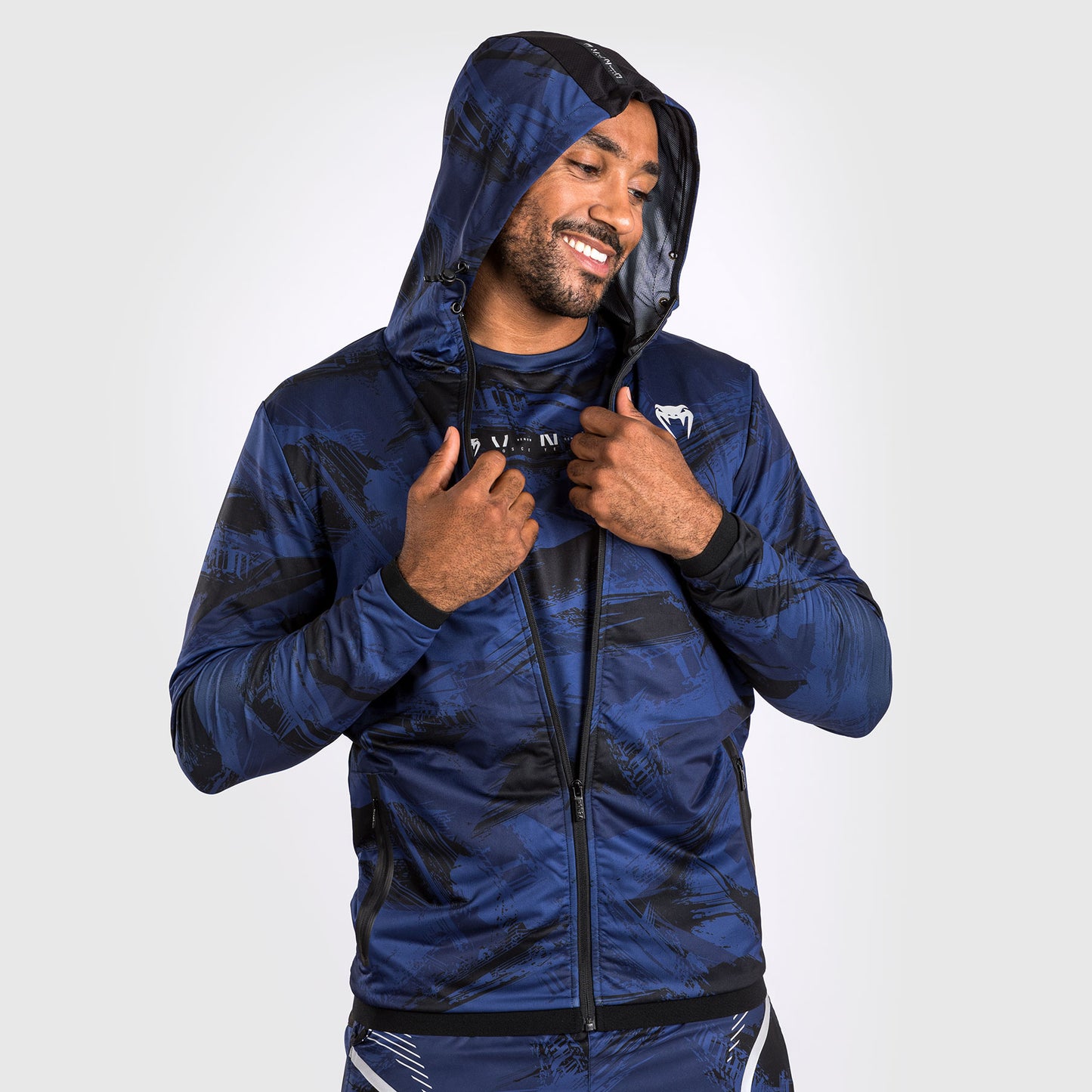 Venum Electron 3.0 Hoodie - Marineblau