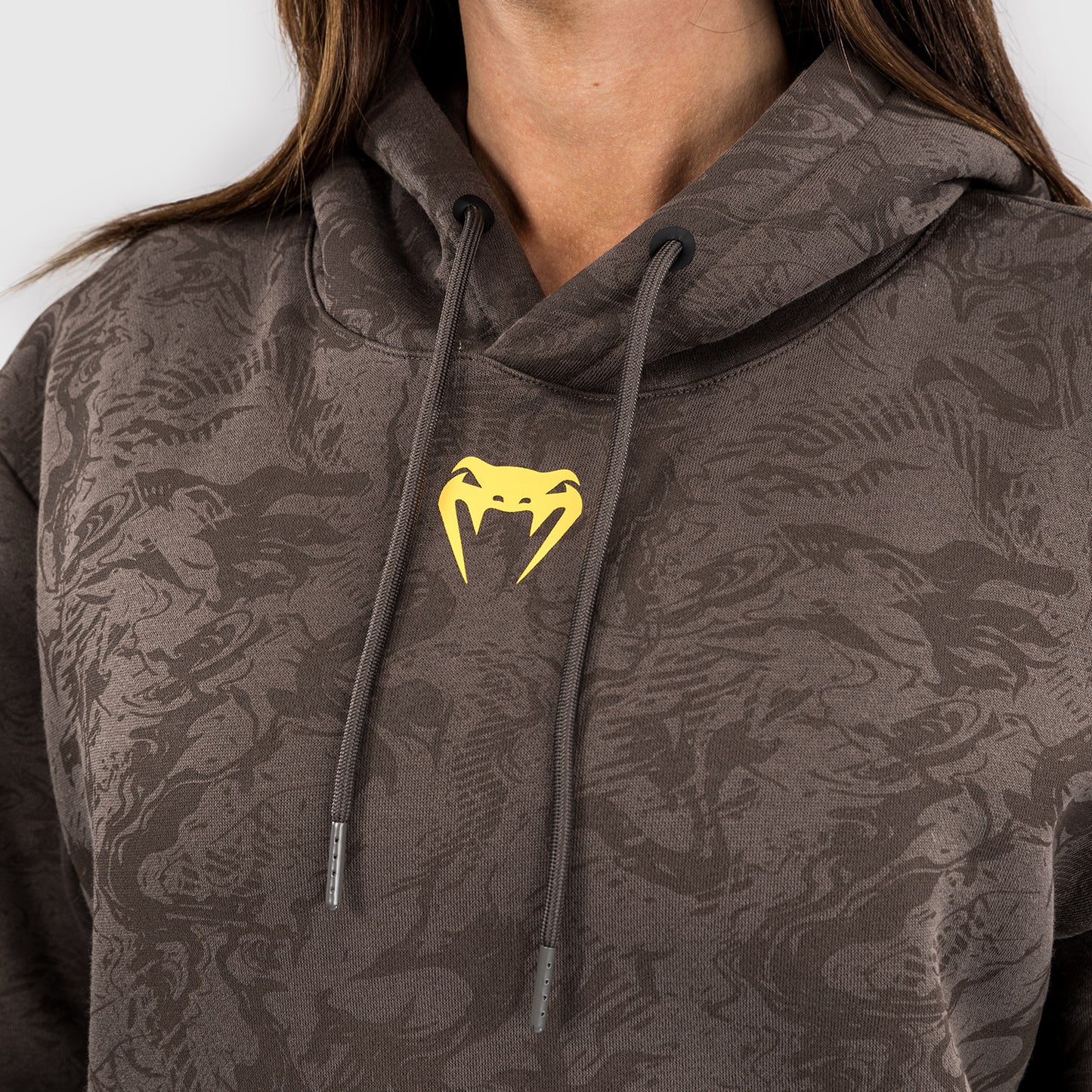UFC Fusion by Venum Fight Week Damen Pullover Hoodie - Erdiges Braun