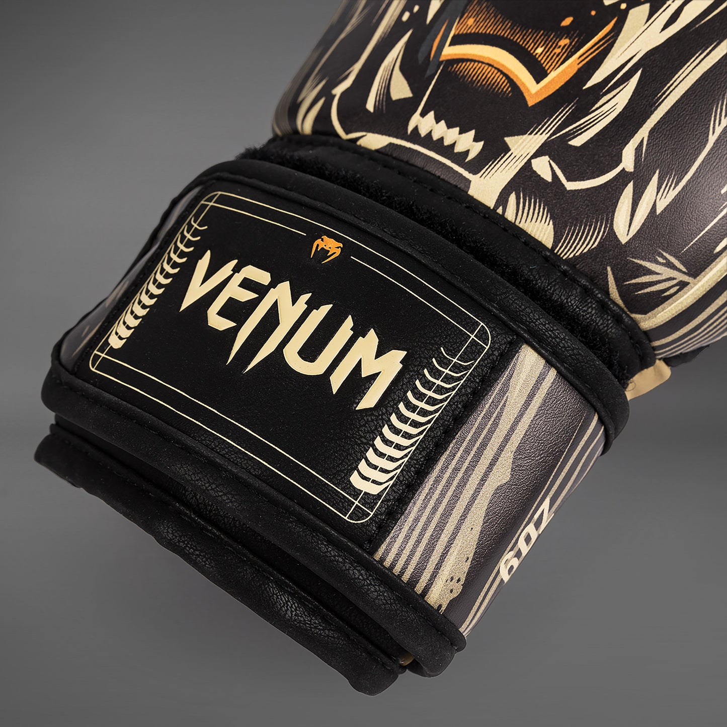 Venum Tiger Kinder Boxhandschuhe - Schwarz/Neon Orange