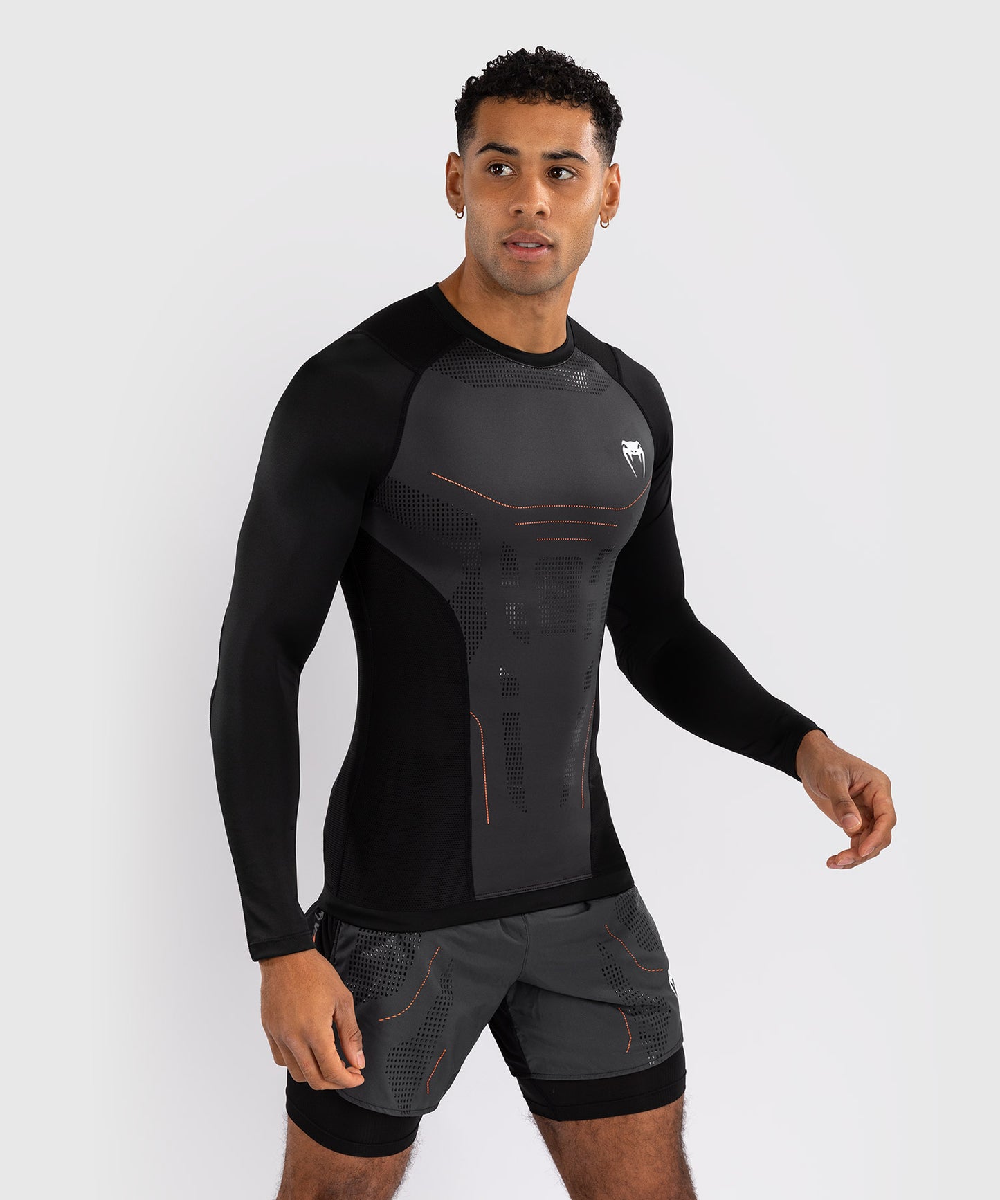 Venum Technical 3.0 Langarm Rashguard - Graphit