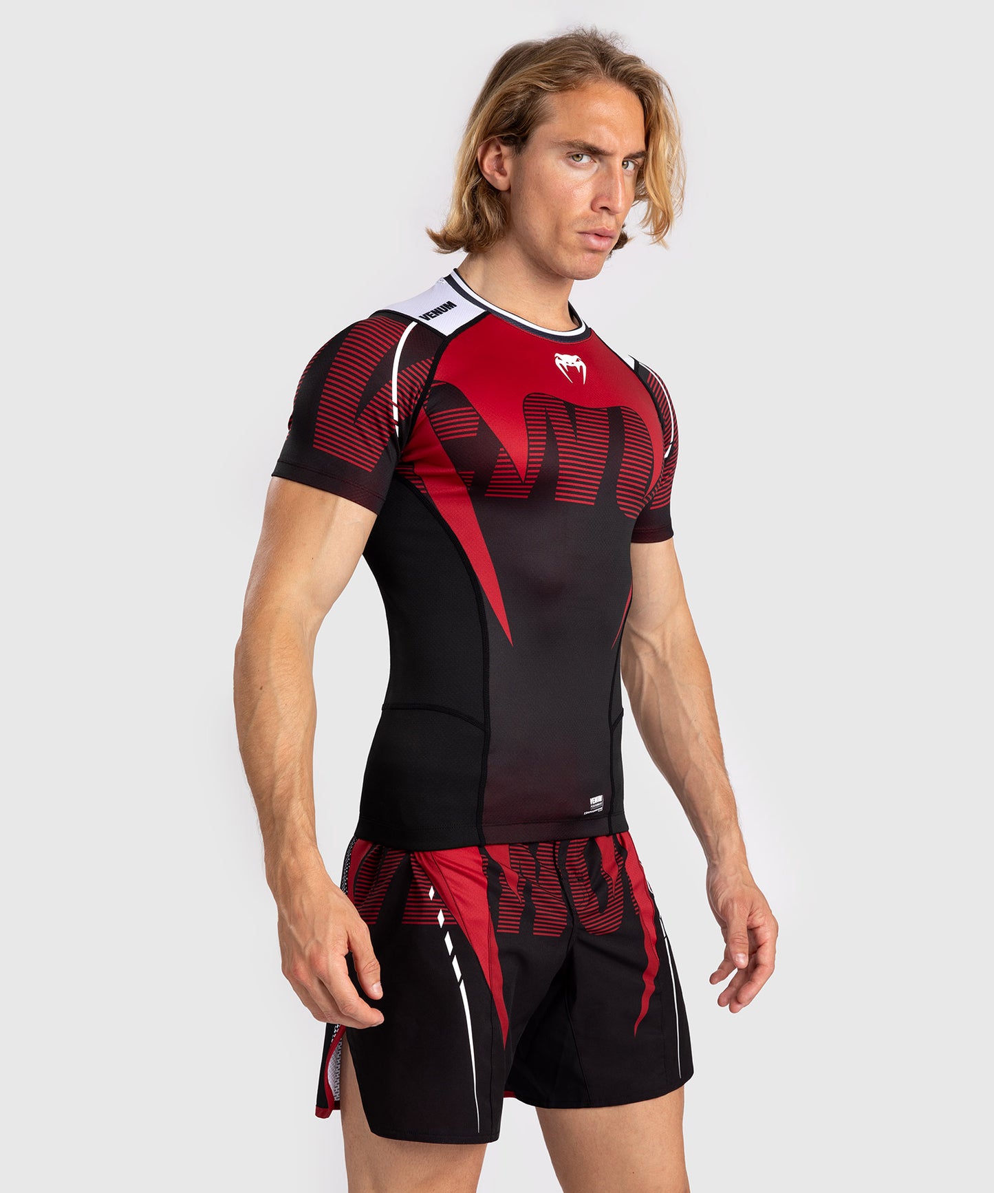 Venum Adrenaline Herren Kurzarm Rashguard - Red