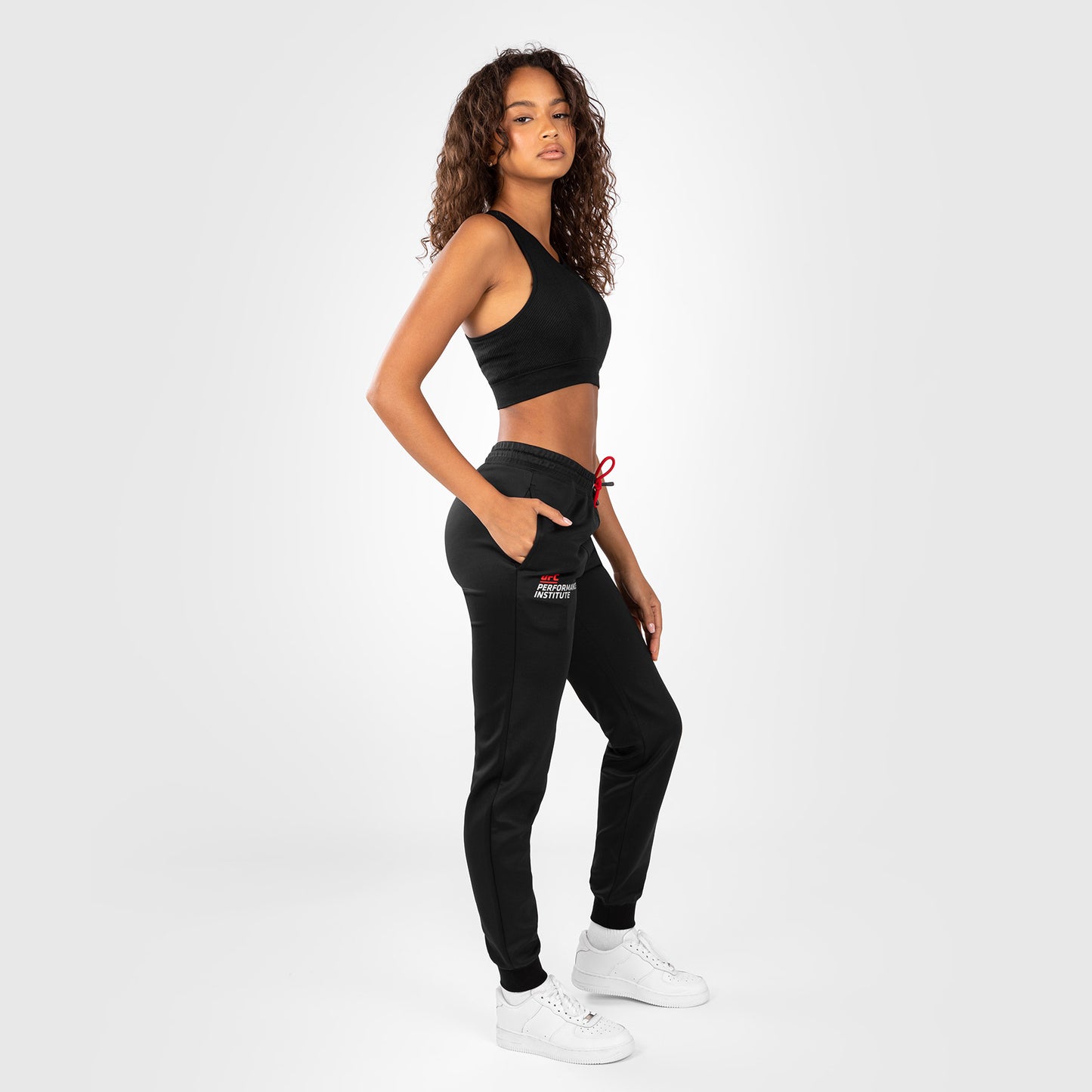 UFC Venum Performance Institute 2.0 Jogginghose für Frauen - Schwarz/Rot