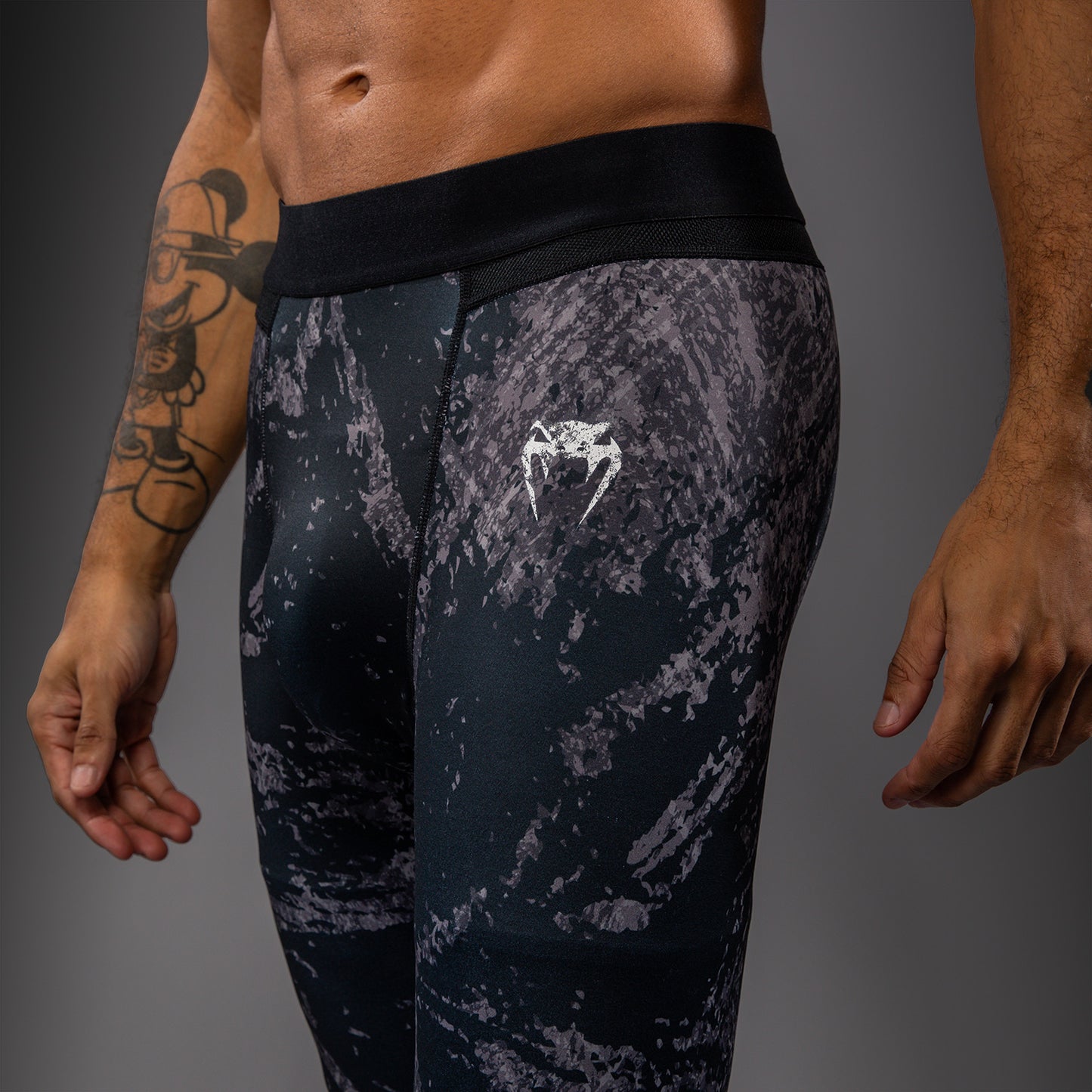 Venum Rage & Workout Kompressionshose - Schwarz/Grau