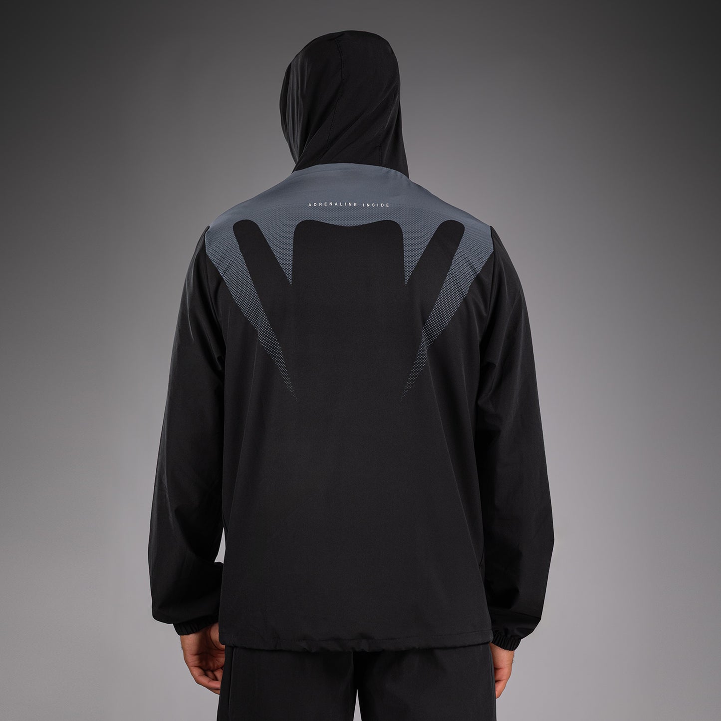 Venum Adrenaline Trainingsjacke – Schwarz/Silbergrau