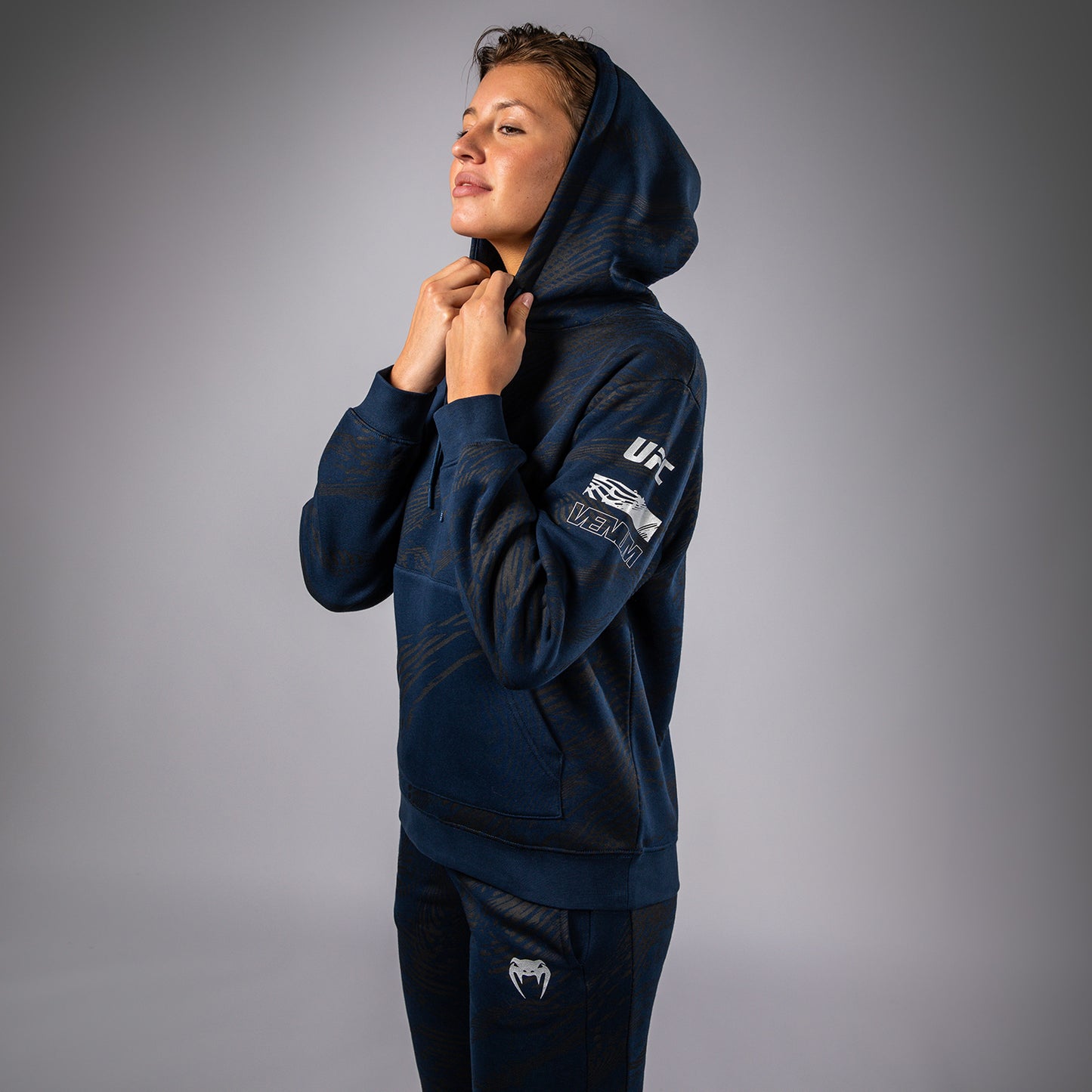 UFC Fusion by Venum Fight Week Damen Pullover Hoodie - Ozeanisches Blau