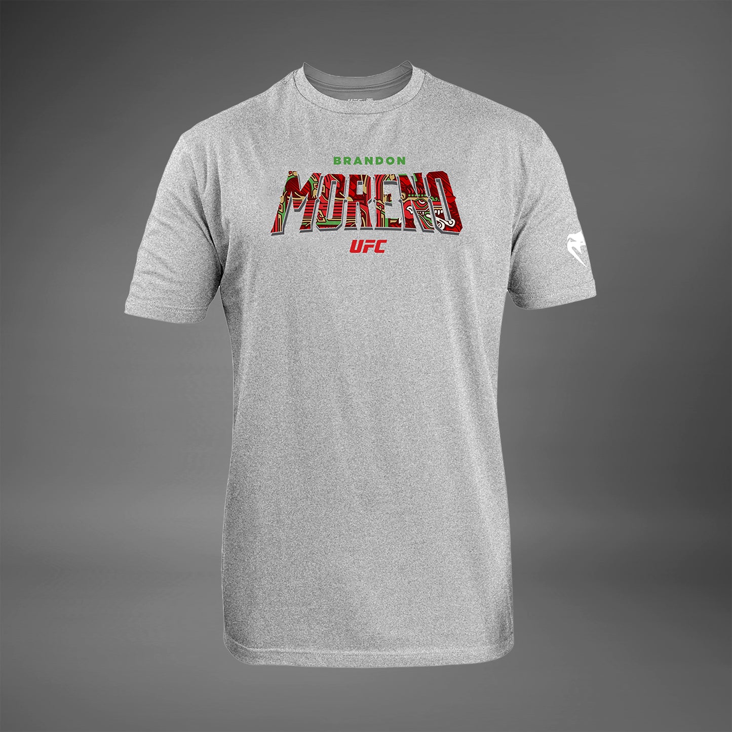 UFC Unrivaled by Venum Brandon Moreno Herren T-Shirt - Heather Grau