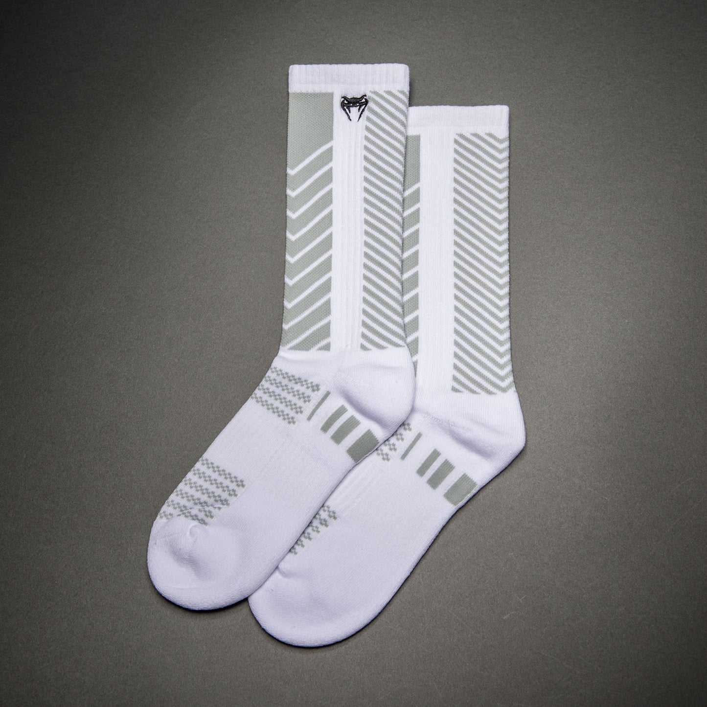 Venum Vector Crew-Socken - Weiß/Grau