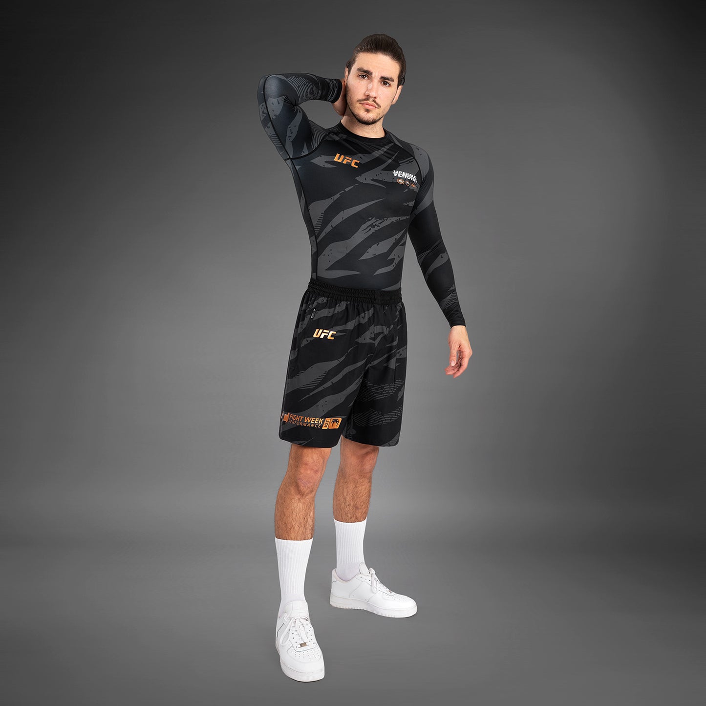 UFC Adrenaline by Venum Fight Week Performance Shorts Für Männer - Urban Camo