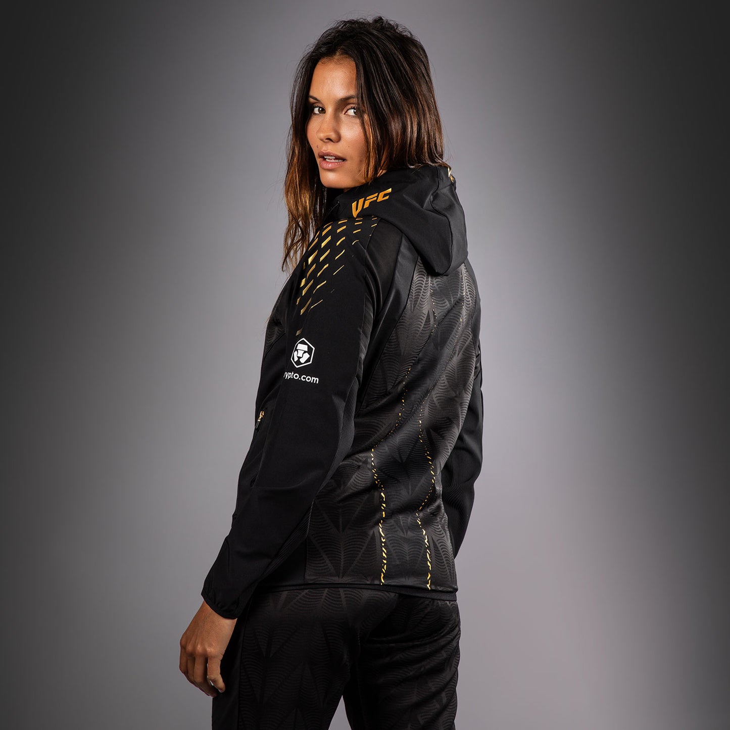 UFC Zenith by Venum Authentic Fight Night Kapuzenjacke Damen - Champion