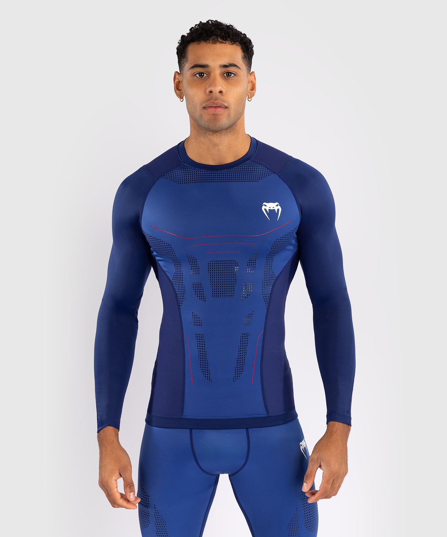 Venum Technical 3.0 Langarm Rashguard - Nachtblau