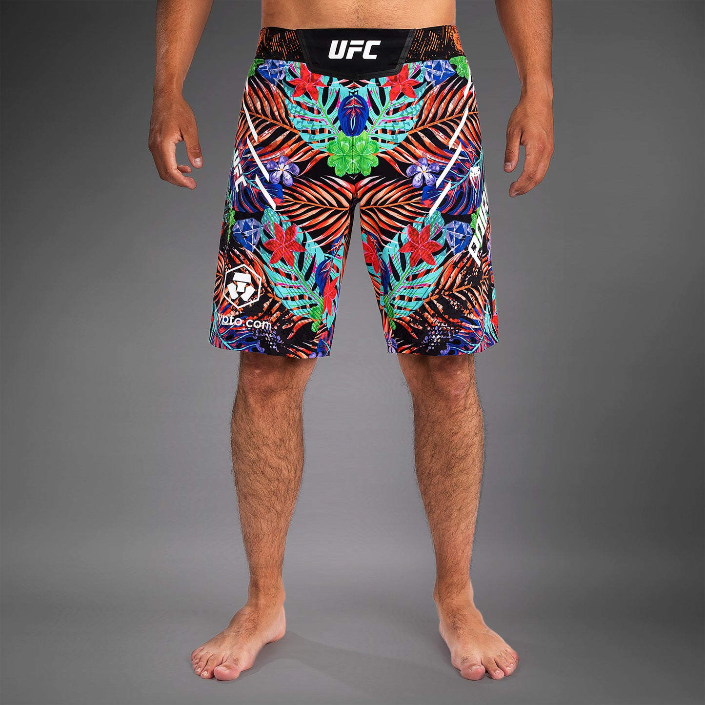 UFC Unrivaled by Venum Dustin Poirier Herren Long Fit Fight Short - Blau