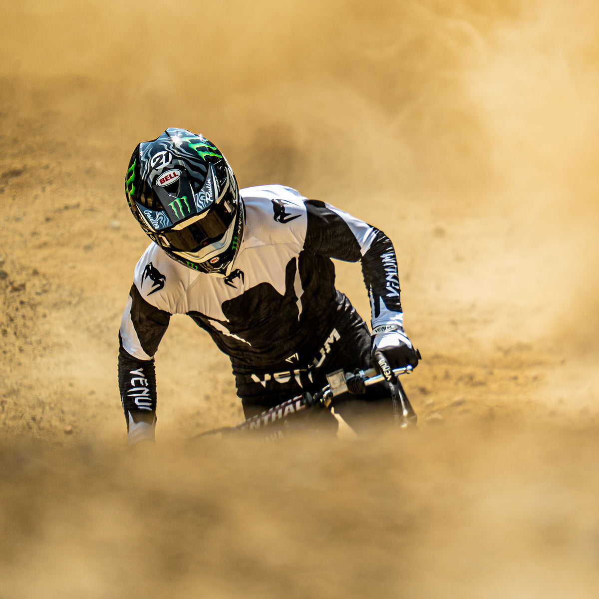 Venum MX Elite Motorsports-Trikot - Schwarz