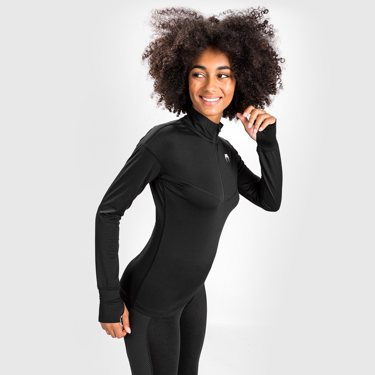 Venum Essential Base Layer Top - Schwarz