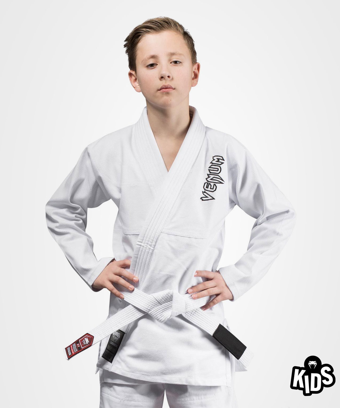 Venum Contender Kids BJJ Gi (Weißer Gürtel angeboten) - Weiß