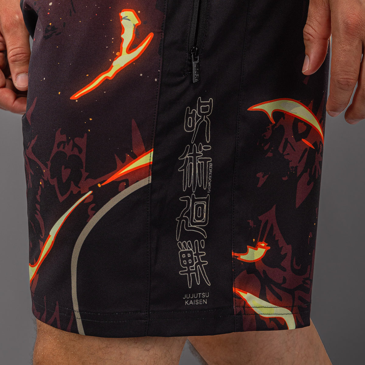 Jujutsu Kaisen x Venum Sukuna Trainingsshorts – Schwarz/Beige