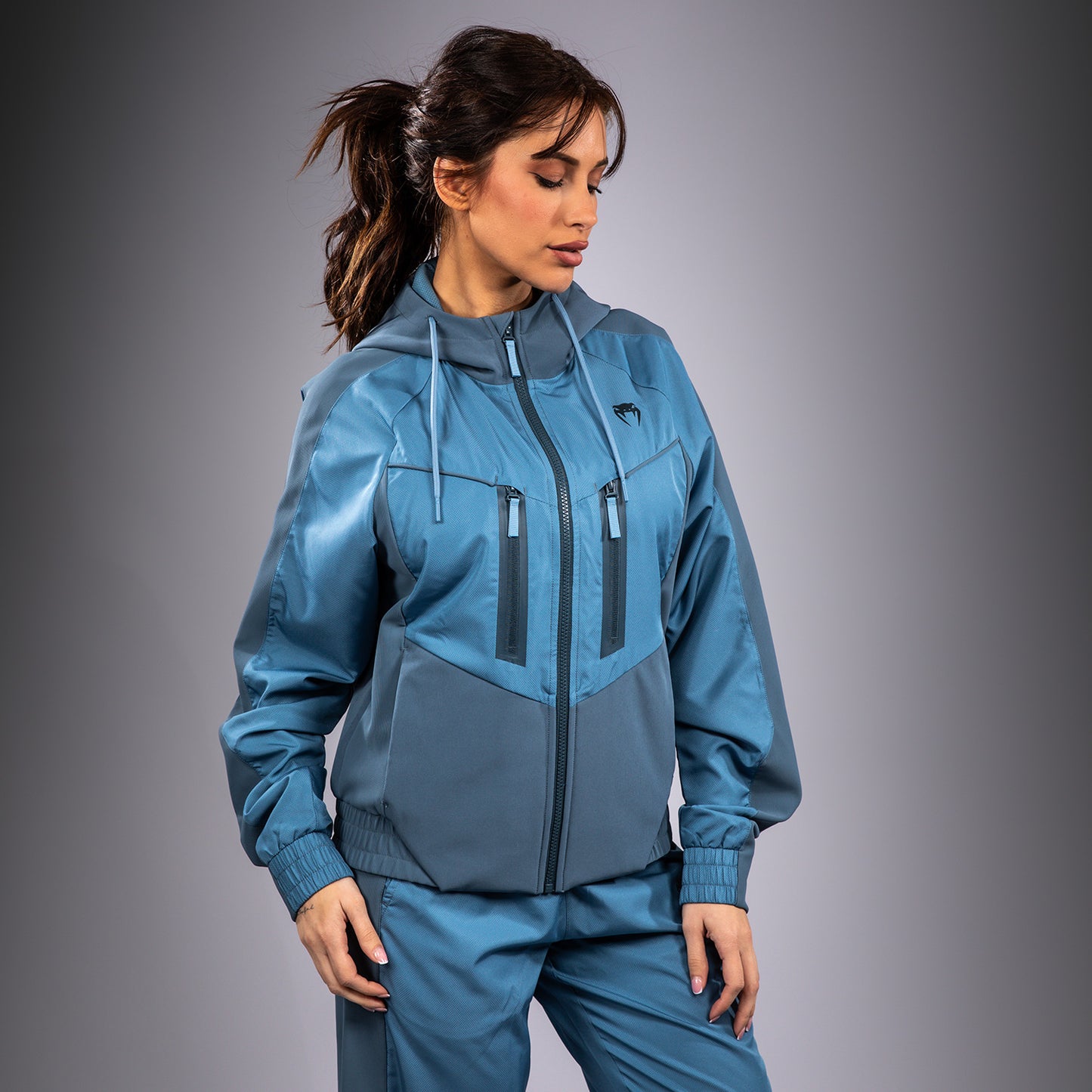 Venum Laser 3.0 Damen-Trainingsjacke - Pazifikblau