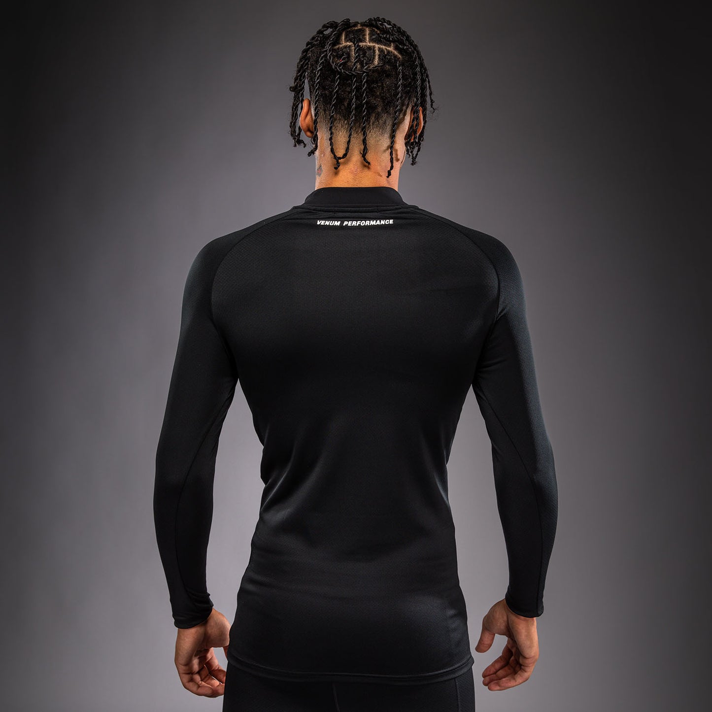 Venum MX Basics Langarmshirt - Schwarz/Weiß