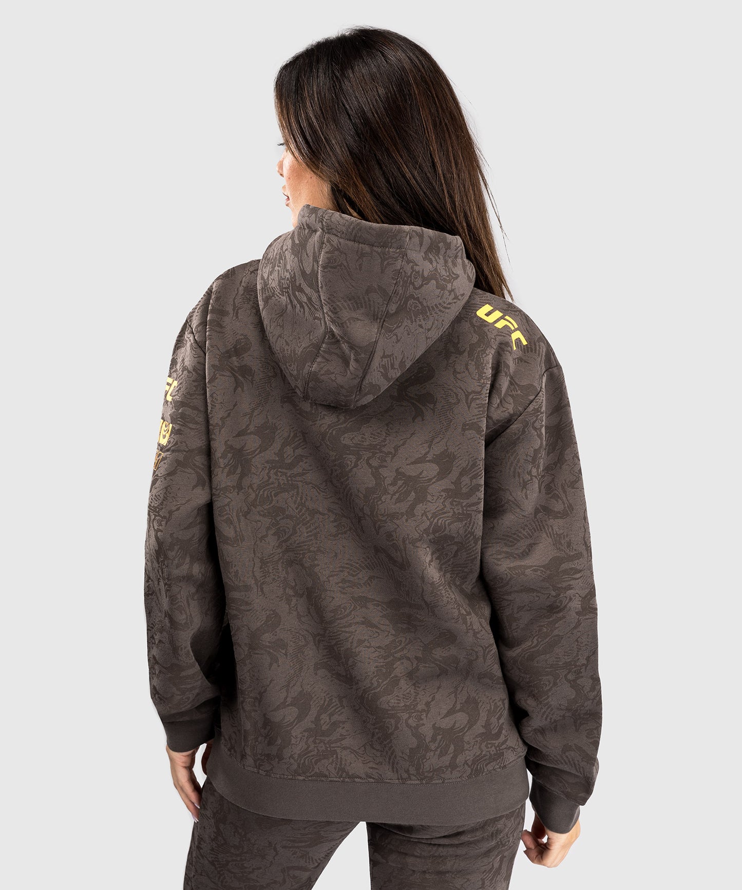 UFC Fusion by Venum Fight Week Damen Pullover Hoodie - Erdiges Braun