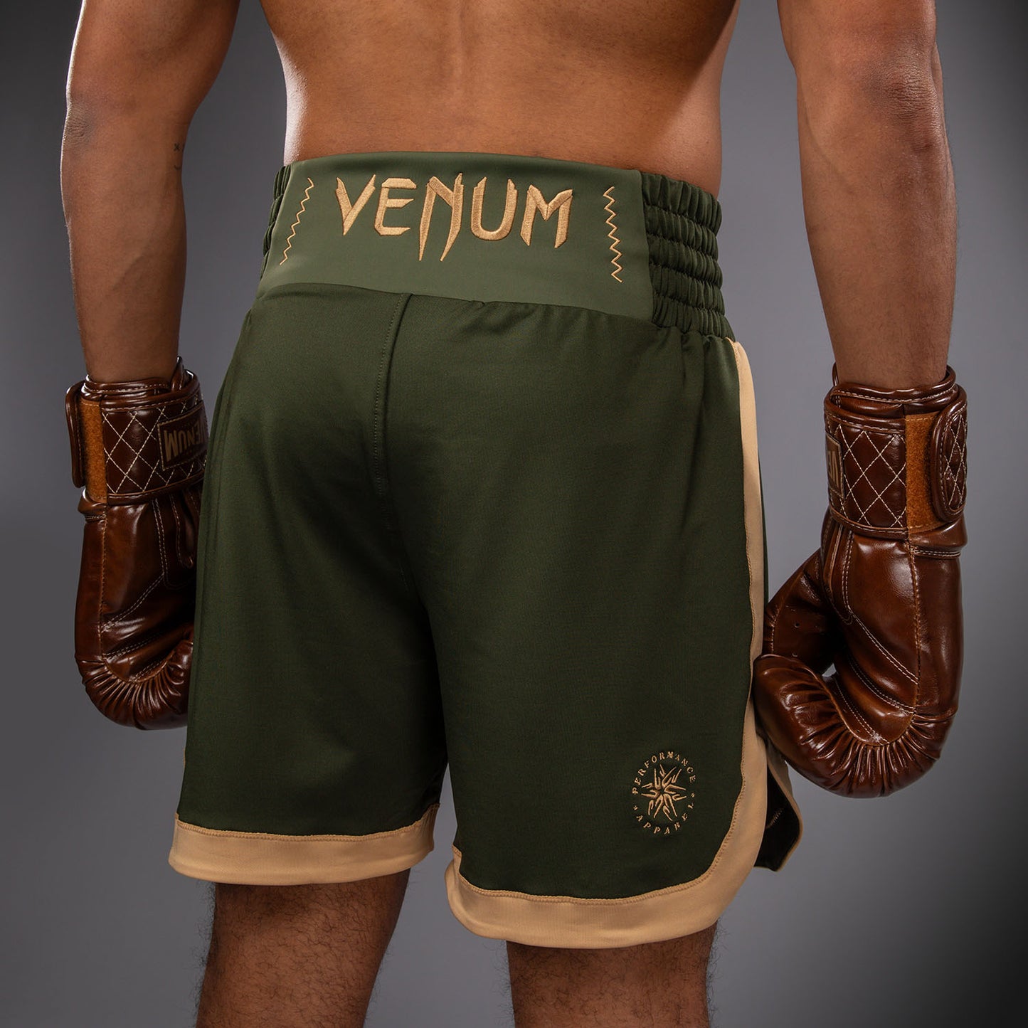 Venum Classic Boxshorts - Olivgrün/Sand