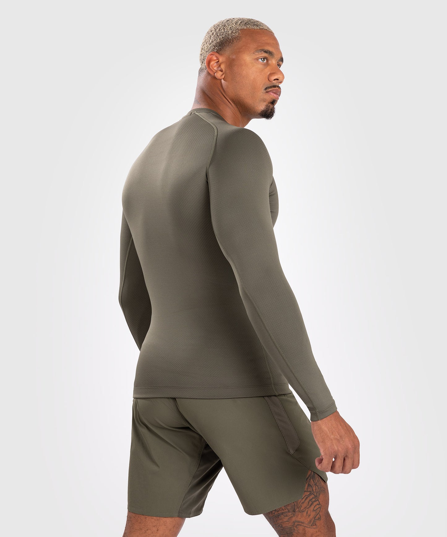Venum Contender Herren Langärmeliger Rashguard - Khaki