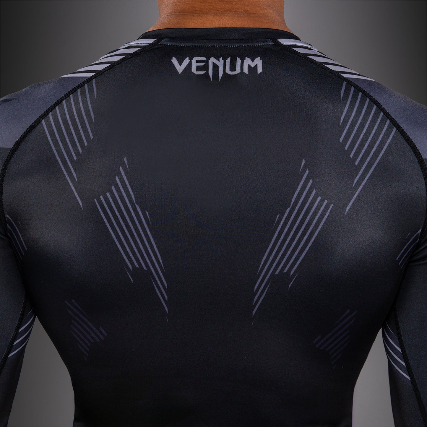 Venum No-Gi 6.0 Langarm Rashguard - Schwarz/Grau