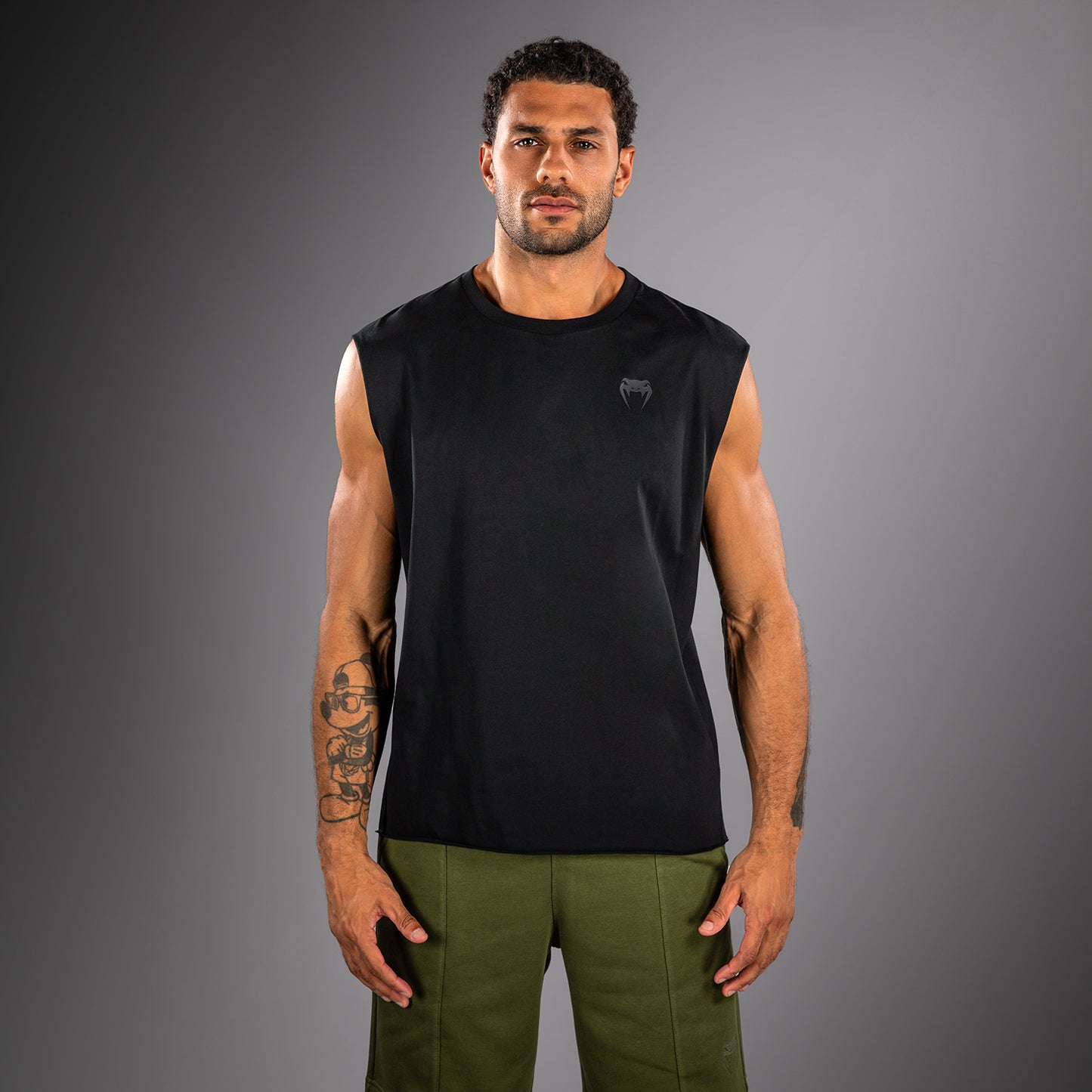 Venum Divide Ärmelloses T‑Shirt - Schwarz