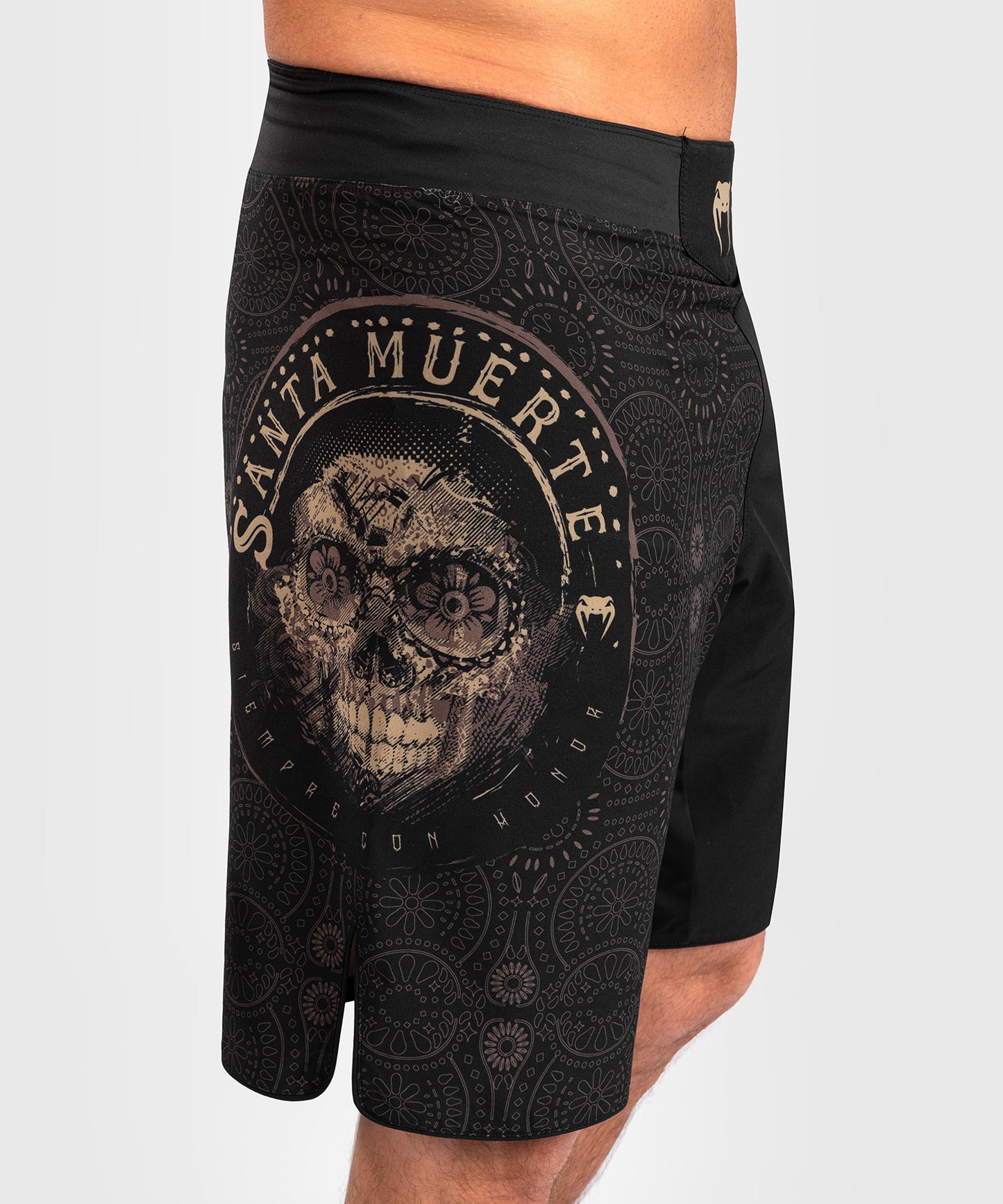 Venum Santa Muerte Dark Side - Kampfshorts - Schwarz/Braun