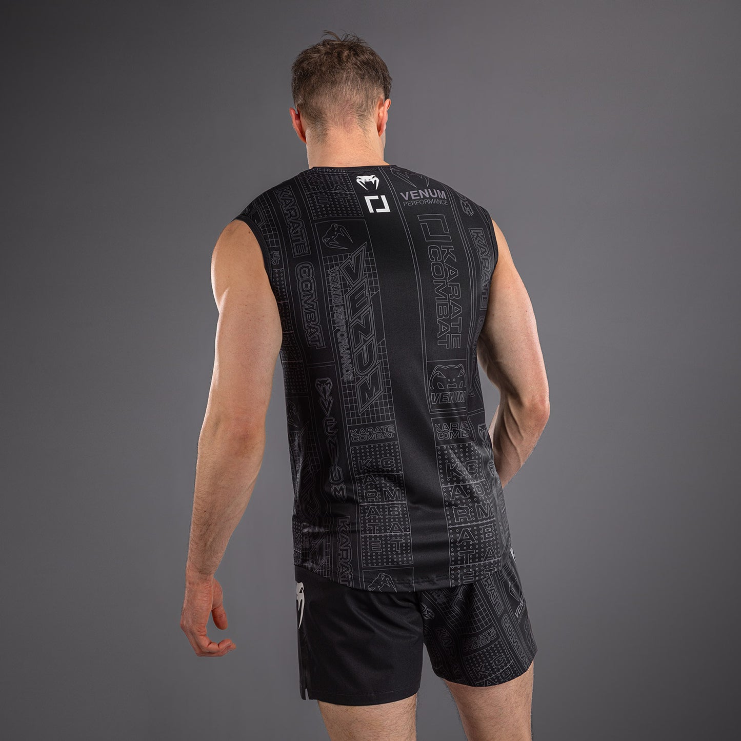 Karate Combat by Venum Dry-Tech-Tanktop – Schwarz/Grau