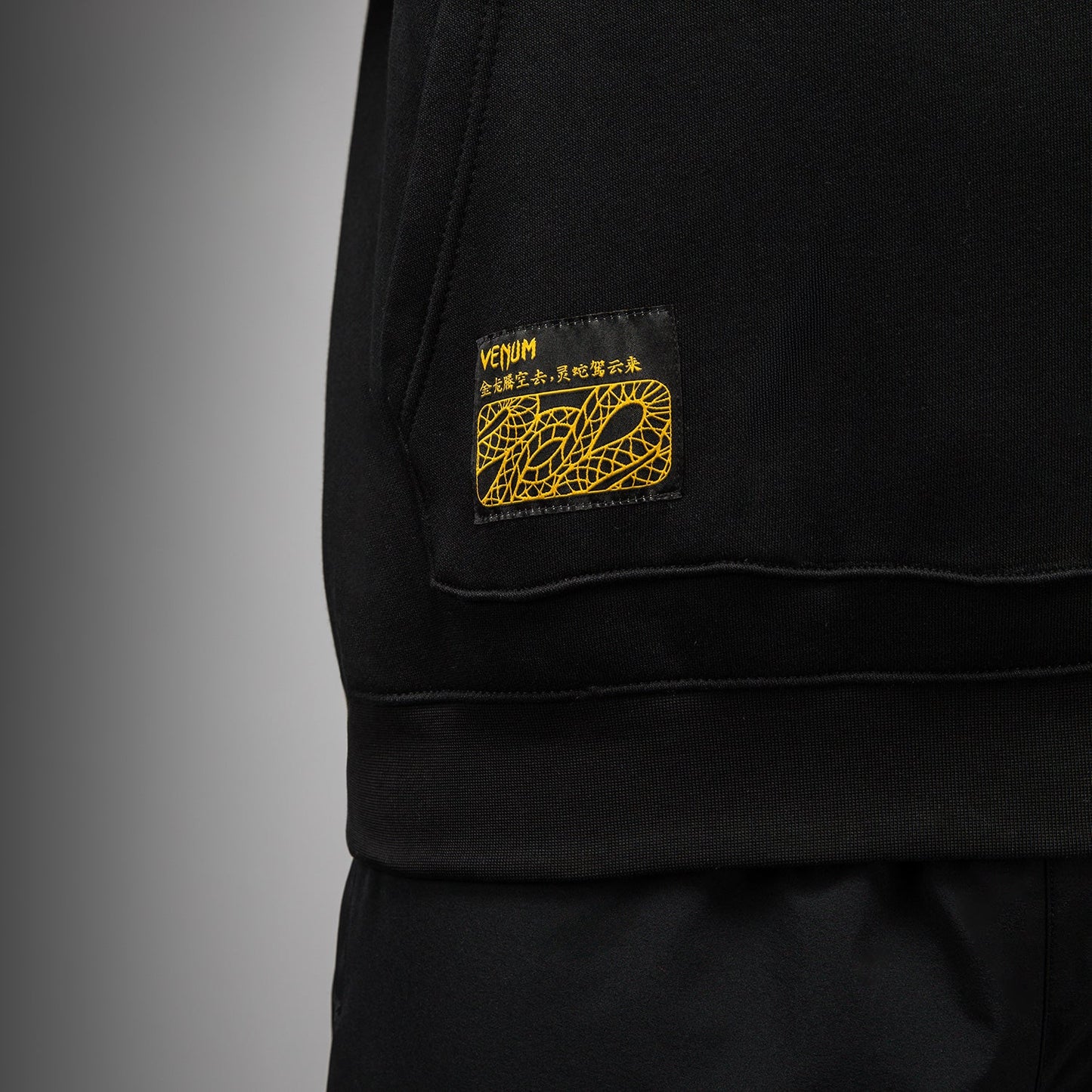 Venum Serpenti Hoodie – Schwarz/Silber/Gold